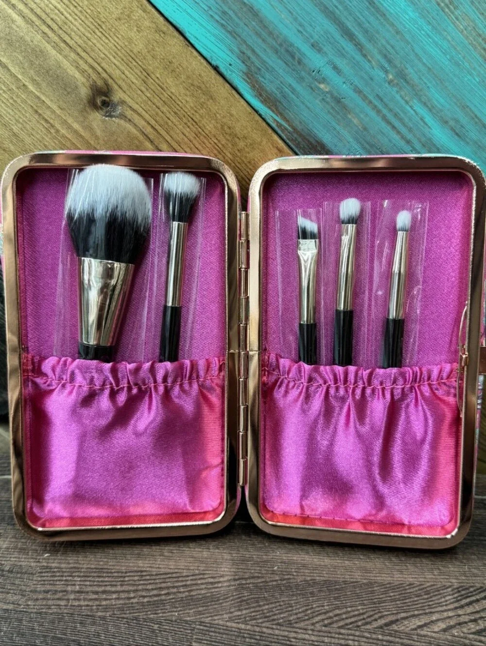 NEW Blush & Broncs Makeup Brush Set With Western Case